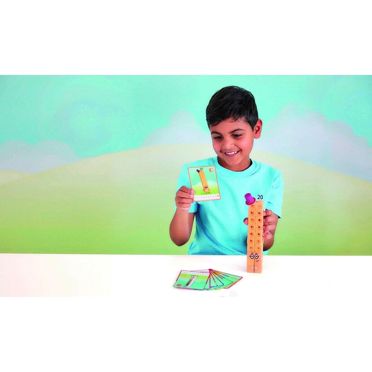 Aktivitetskort fra Aktivitetssett MathLink Numberblocks 11-20