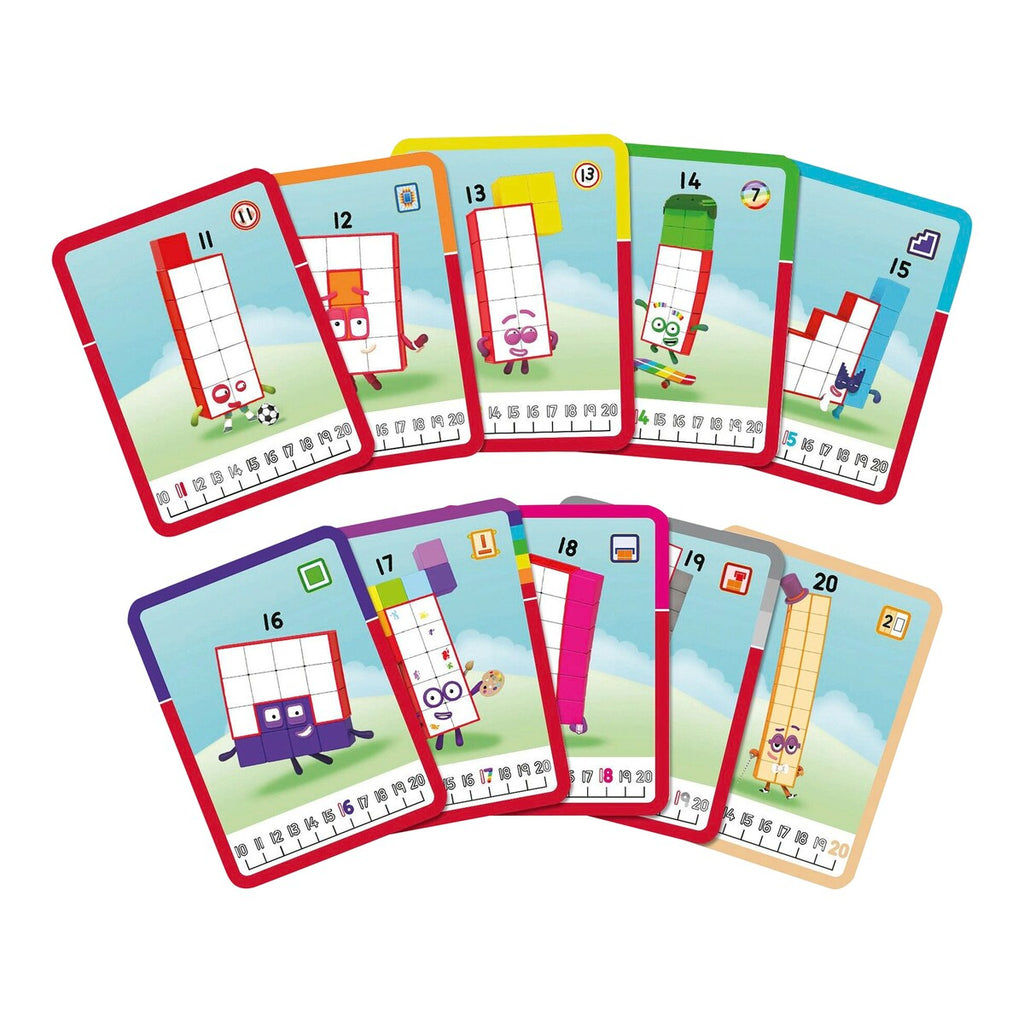 Dry-wipe kort og penn i Aktivitetssett MathLink Numberblocks 11-20