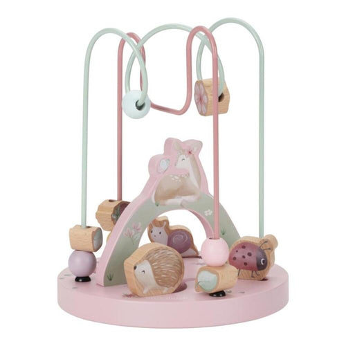 Aktivitetsspiral i tre rosa Fairy Garden - Little Dutch for barnets lek