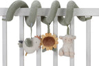 Aktivitetsspiral for babystol og seng Little Farm bakside