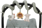 Detaljbilde av Aktivitetsspiral for babystol og seng Little Farm