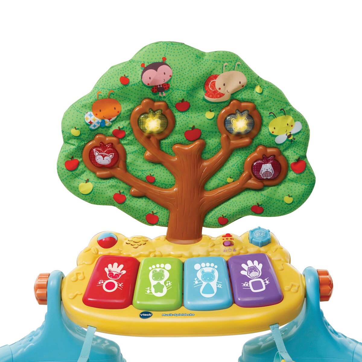 Detalj av musikk-lekematte på aktivitetsstativ med musikk-lekematte fra fødsel - VTech Baby