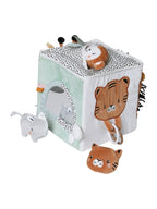 Aktivitetsterning i stoff Tansania 20x20x20 cm forfra