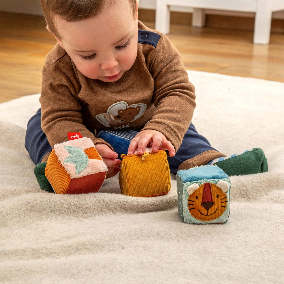 Aktivitetsterninger PlayQ 4-pack med lyd bakside