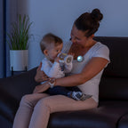 Ammelys ClipLight med klips og oppladbart batteri med Micro-USB-kabel