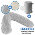 Ammepute Das Original 190 cm med 2 trekk, sandbeige forfra