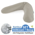 Ammepute Das Original bambustrekk 190 cm leirgrå forfra