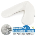 Ammepute Das Original med bambustrekk 190 cm skyhvit forfra