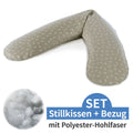 Ammepute Das Original polyesterfyll 190 cm bladdans taupe forfra