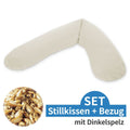 Ammepute Das Original med speltskallfyll 190 cm krem for naturlig støtte ved amming