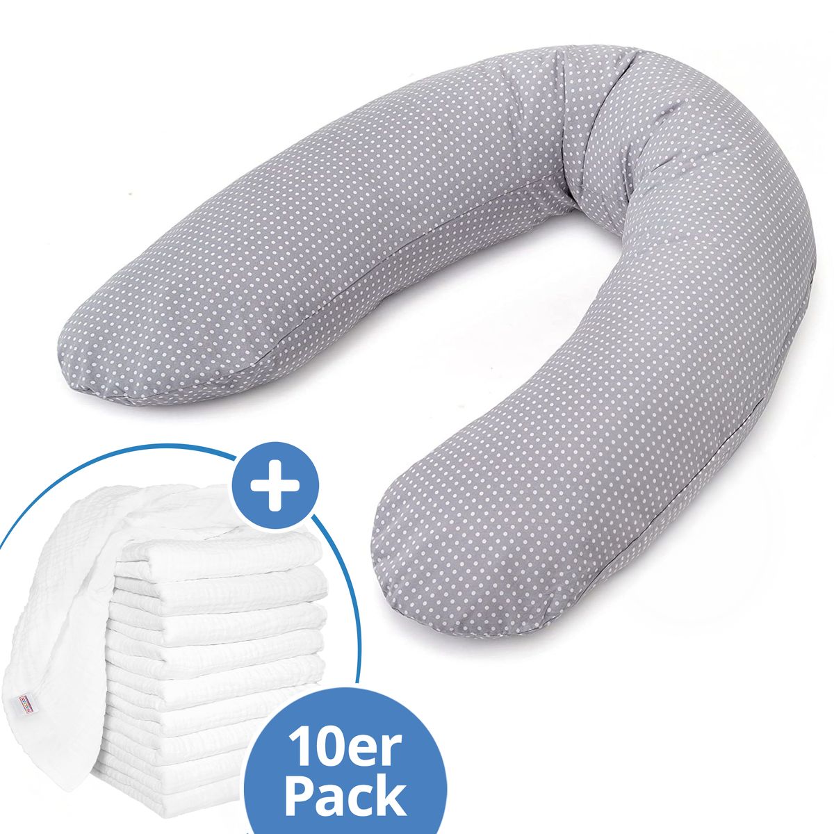 Ammepute Dodo Premium med perlefyll og 10 gasbleier sett