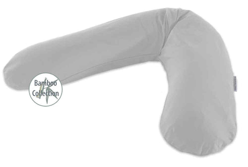 Ammepute Original bambus og økologisk bomull, grå - Theraline forfra