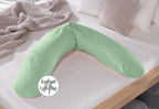 Ammepute Original bambus og økologisk bomull, pastellgrønn - Theraline bakside