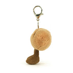 Detalj av brodert øye på Amuseables Baguette Bag Charm veskepynt 15 cm