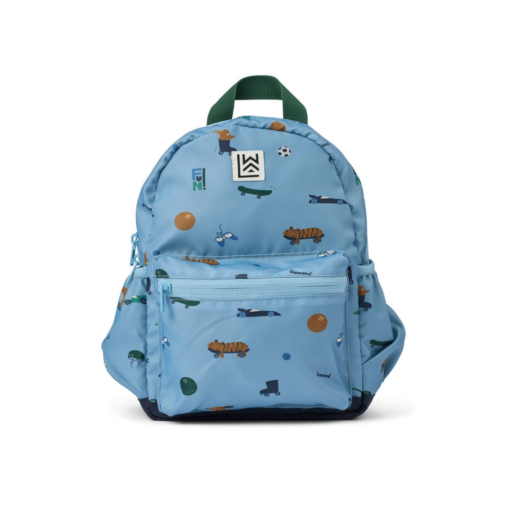 Andreas ryggsekk Fun Beach blue forfra