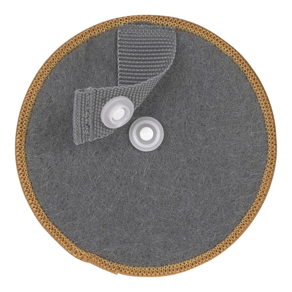 Nærbilde av patches for Unique skolesekk-sett