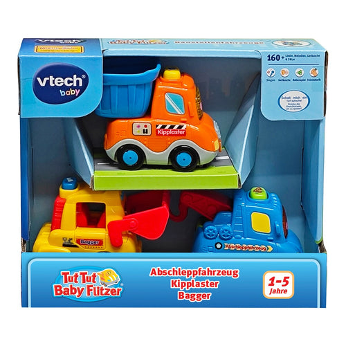 Anleggskjoretoy 3-pk bergingsbil, dumper, bulldoser bakside