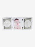 Avtrykksett for baby med bilderamme 51 x 22 cm forfra