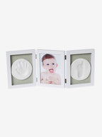 Avtrykksett for baby med bilderamme 51 x 22 cm forfra