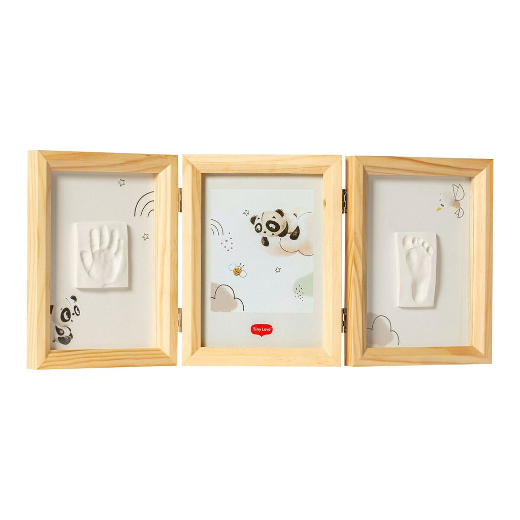 Avtrykkssett Double Frame Wooden 49,2 x 21,4 cm bakside