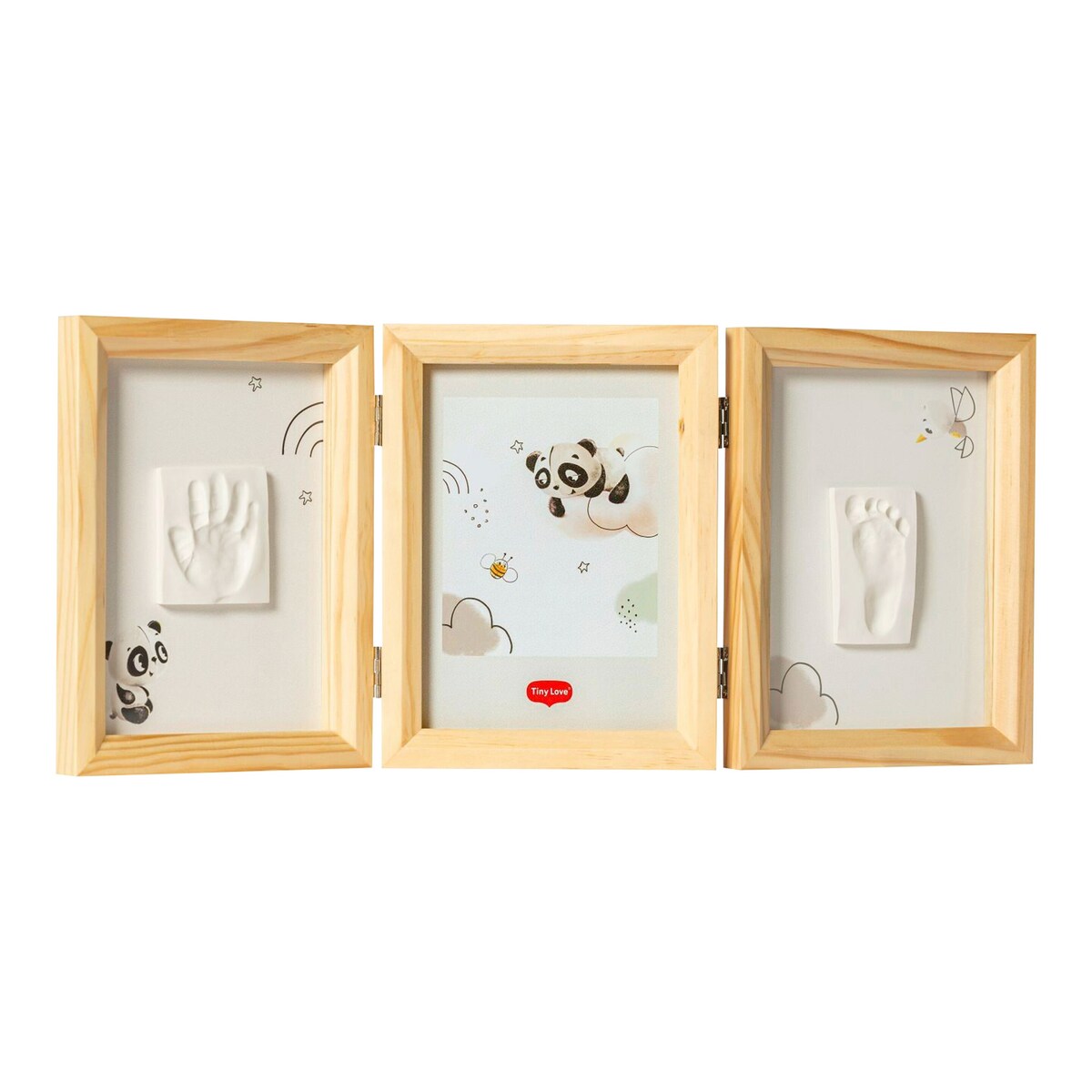 Avtrykkssett Double Frame Wooden 49,2 x 21,4 cm bakside