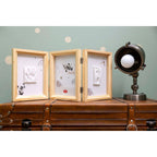 Avtrykkssett Double Frame Wooden 49,2 x 21,4 cm nærbilde av leire og roller