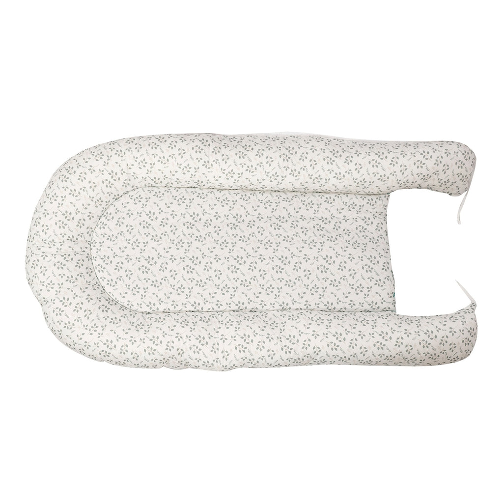 Babynest vaffelpiké vendbart 55x95 cm justerbar størrelse - Ullenboom