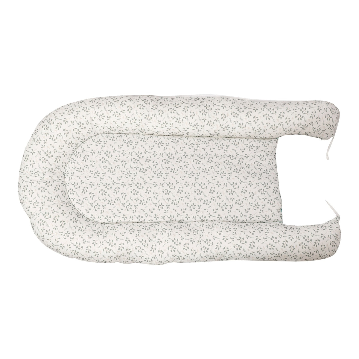 Babynest vaffelpiké vendbart 55x95 cm justerbar størrelse - Ullenboom