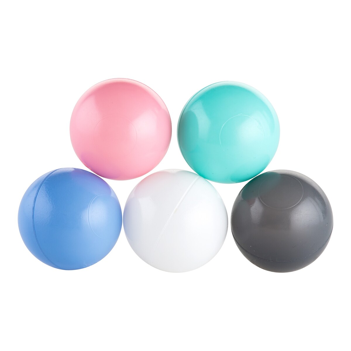 Ballbassengballer 100 stk Ø 6 cm i 5 farger - solini