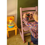 Tripp Trapp barnestol med sitepute Nordic Grey og babysett - Stokke