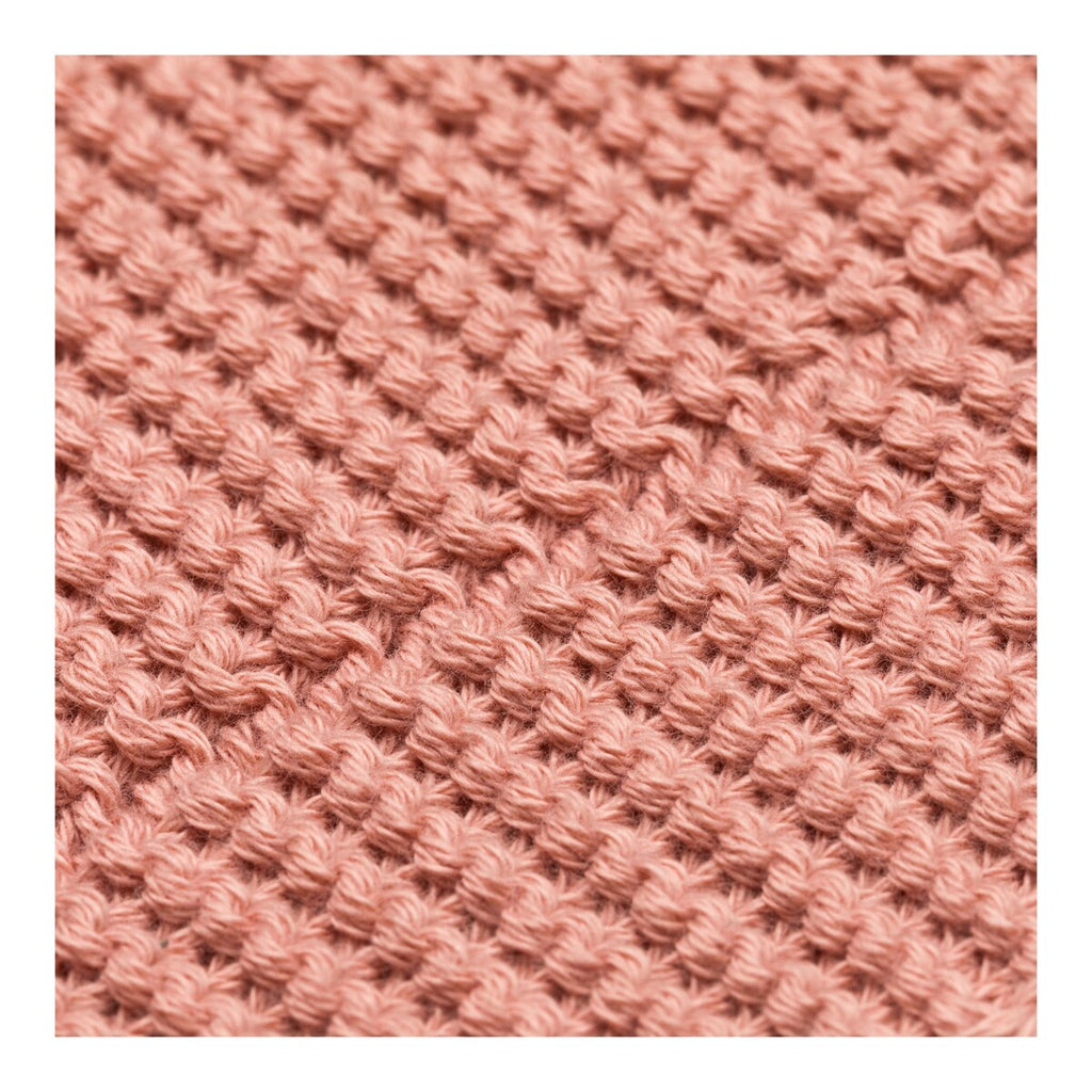 Strikket babyteppe bomull 80x100 cm - BORNINO HOME