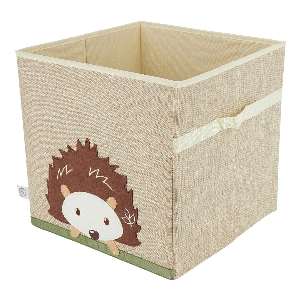 Oppbevaringsboks i polyester 32x32x32 cm med dyremotiv - Bieco