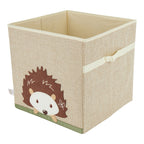 Oppbevaringsboks i polyester 32x32x32 cm med dyremotiv - Bieco