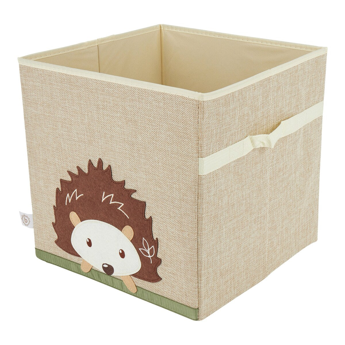 Oppbevaringsboks i polyester 32x32x32 cm med dyremotiv - Bieco