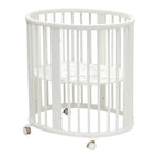 Sprinkelseng Sleepi Mini med madrass og ombyggingssett i bøk - Stokke