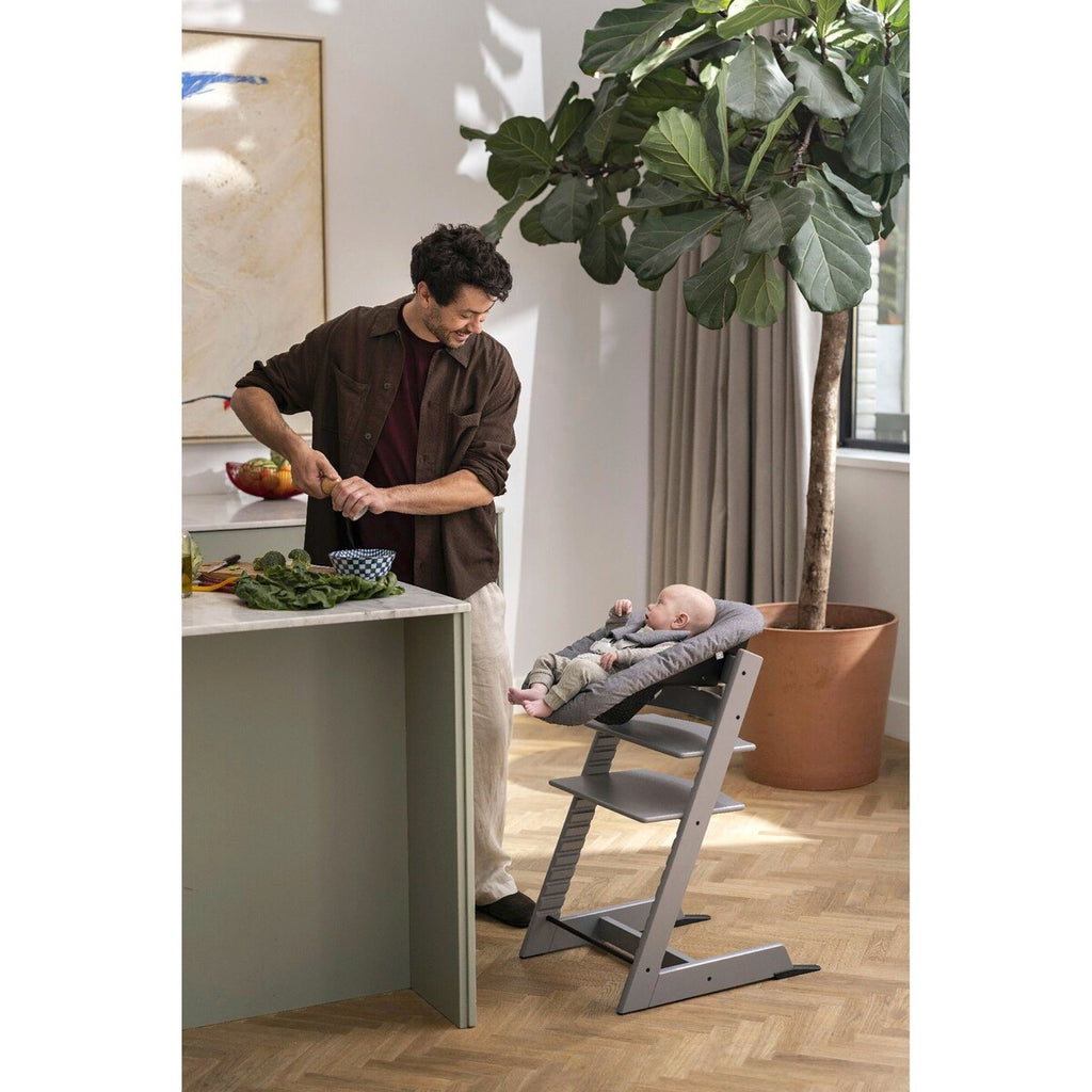 Tripp Trapp trappestol bøk med gravering 78 cm - Stokke