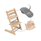 Tripp Trapp pakke i eik med Newborn Set og Baby Set - Stokke