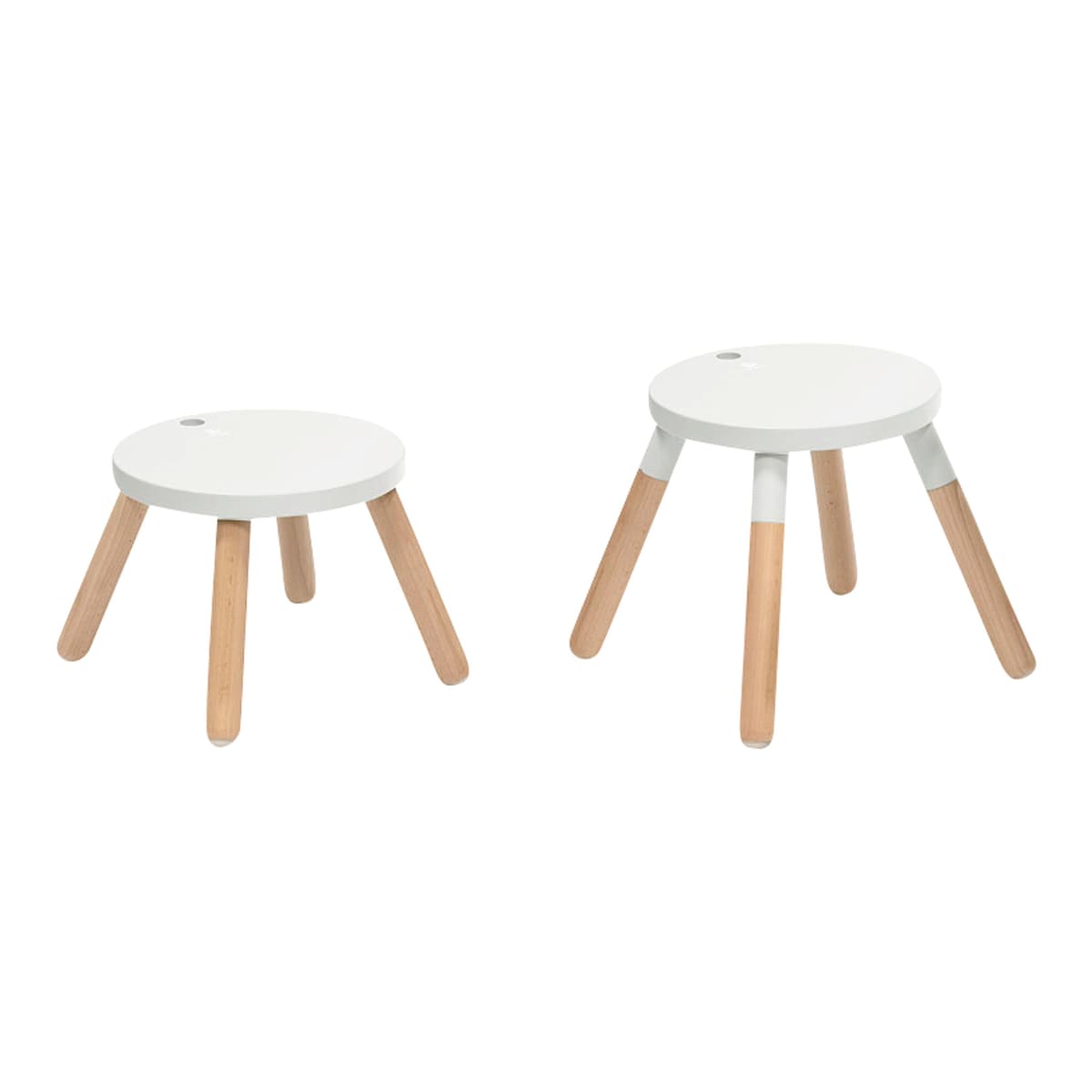 Multifunksjonsbord MuTable V2 med trestol, 3 høyder - Stokke