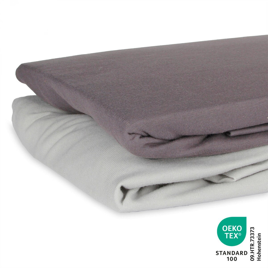 Stretchlaken i bomullsjersey 2-pack 60x120/70x140 cm - schlummersack
