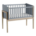 Bedside crib Little Cloud massivtre 90x50 cm liggeplass - PAIDI