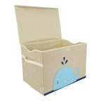 Oppbevaringskiste med lokk 36x51x36 cm polyester - Bieco