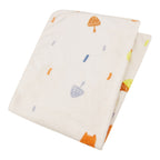 Babyteppe i plysj med andemotiv 75x100 cm - Sterntaler