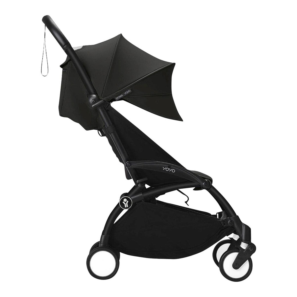 Pakke Tripp Trapp barnestol inkl. YOYO3 stell svart & tekstilsett 6+ svart - Stokke