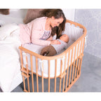 Bedside crib Maxi 89x51 cm massiv bøk - babybay