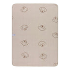 Babyteppe i plysj med andemotiv 75x100 cm - Sterntaler