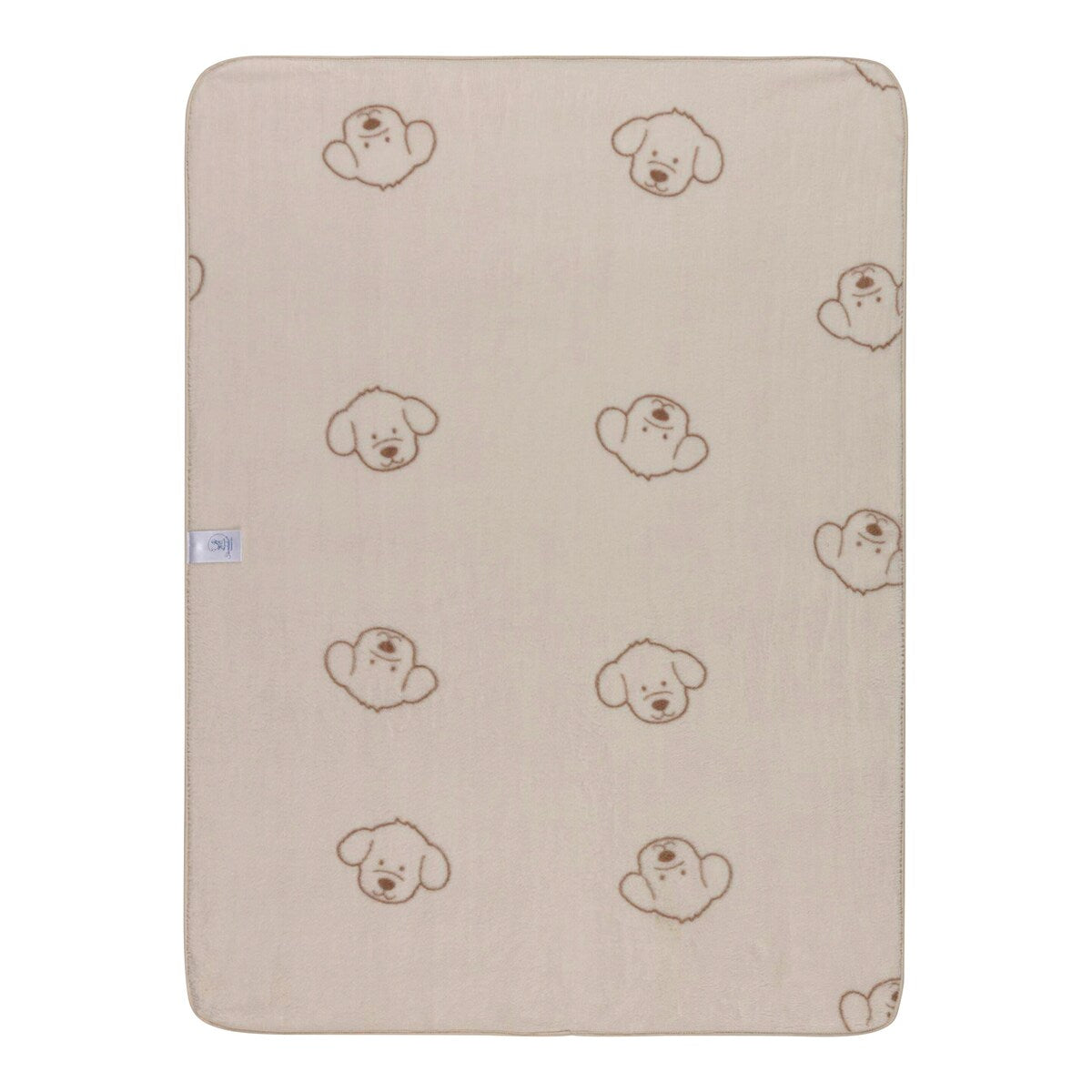 Babyteppe i plysj med andemotiv 75x100 cm - Sterntaler