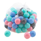 Ballbassengballer 100 stk Ø 6 cm i 5 farger - solini