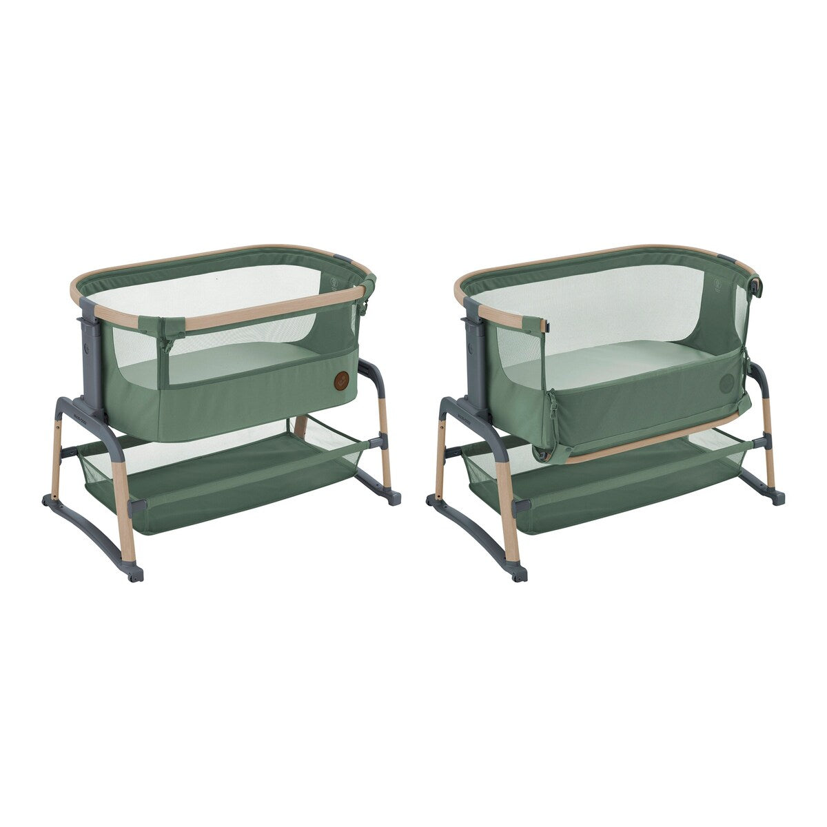 Bedside crib Iora Air med madrass og reiseveske fra fødsel - Maxi-Cosi
