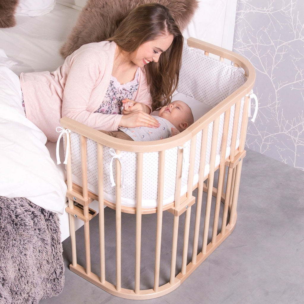 Bedside crib Original 81x43 cm massiv bøk - babybay