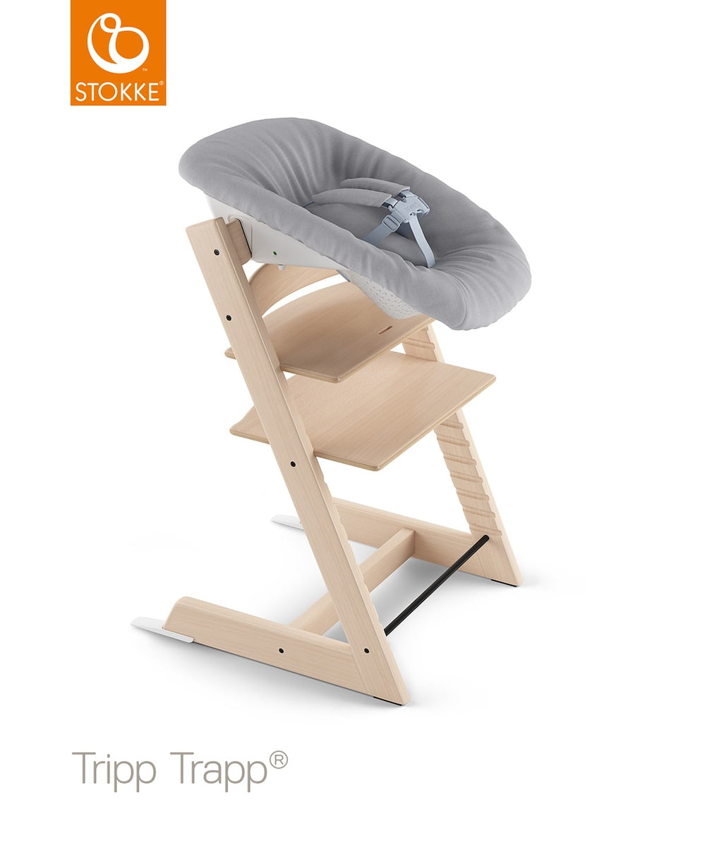 Tripp trapp-stol i eik med newborn-sett og babysett - Stokke